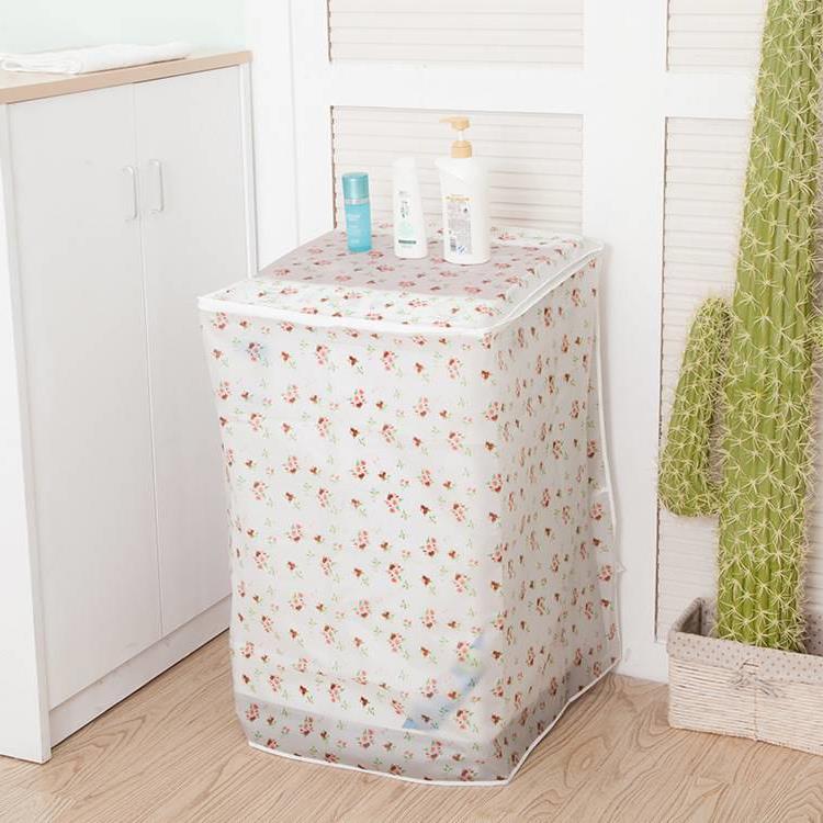 Floral fabric waterproof washing machine cover washing machi