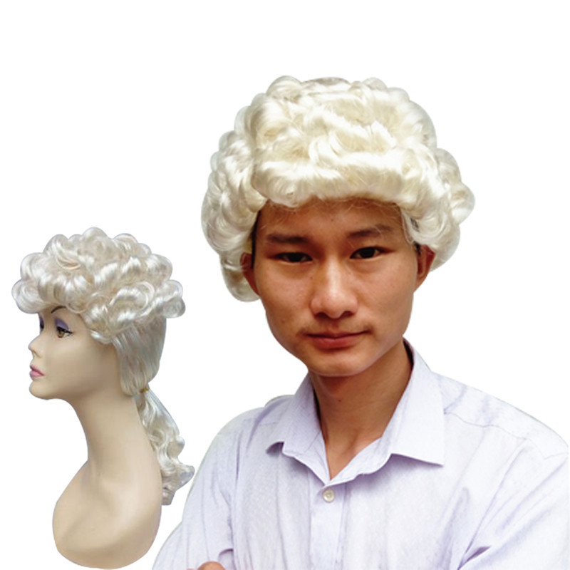 Lawyer Wig Judge Wig Gentleman Wig Lawyer Wig Stage Wig Prom