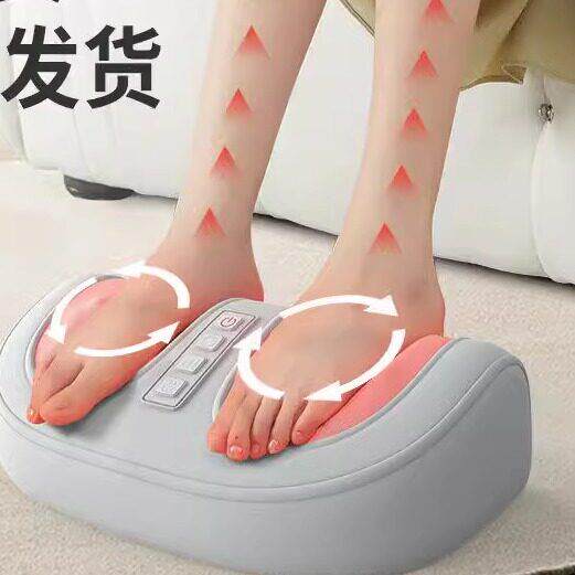 日本精工足疗机迷你加热热敷美腿仪脚底多功能足底足部腿部按摩器