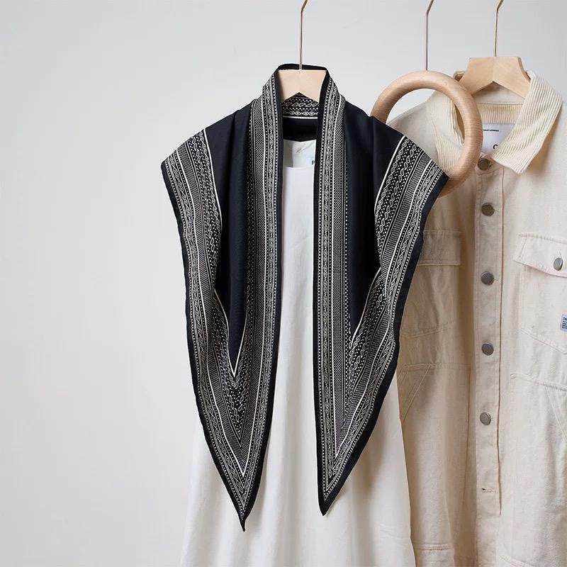 2025新款丝巾女三角巾百搭屁帘搭配衬衫牛仔西装春夏薄款复古法式,服饰配件/皮带/帽子/围巾,围巾/丝巾/披肩,淘宝优惠券,粉丝福利购,淘宝优惠卷