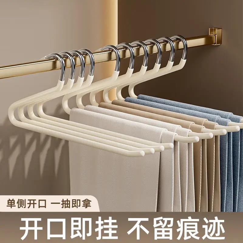 鹅型裤架Z字裤夹衣架裤夹家用加粗加厚防滑裤夹成人衣架浸塑