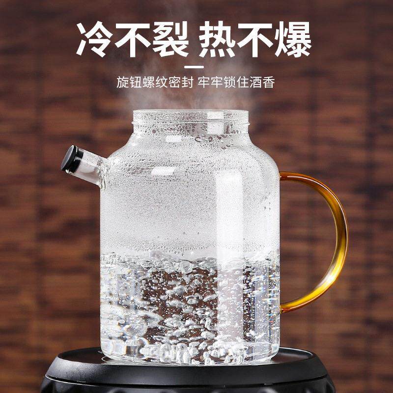 德国品瓶质玻璃泡酒专kk-2024-酒空瓶高档加厚酒密封泡酒罐用子酒