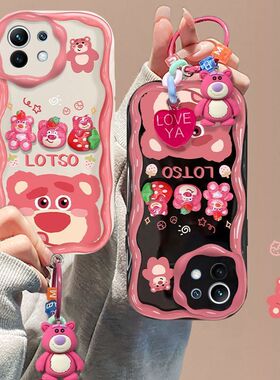 小米11pro手机壳M2102J2SC卡通软ml11保护套5g镜头全包防摔m2011k2c个性创意小米十一青春版可爱mi11lite女款