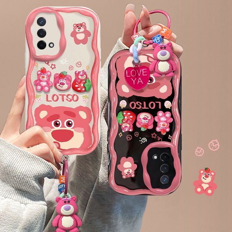 草莓熊软硅胶手机壳潮牌