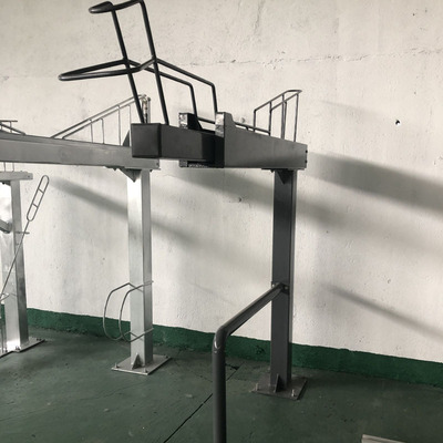 双层立体自行车停放车架非机动车停车架抽拉式直压式出口工程验收
