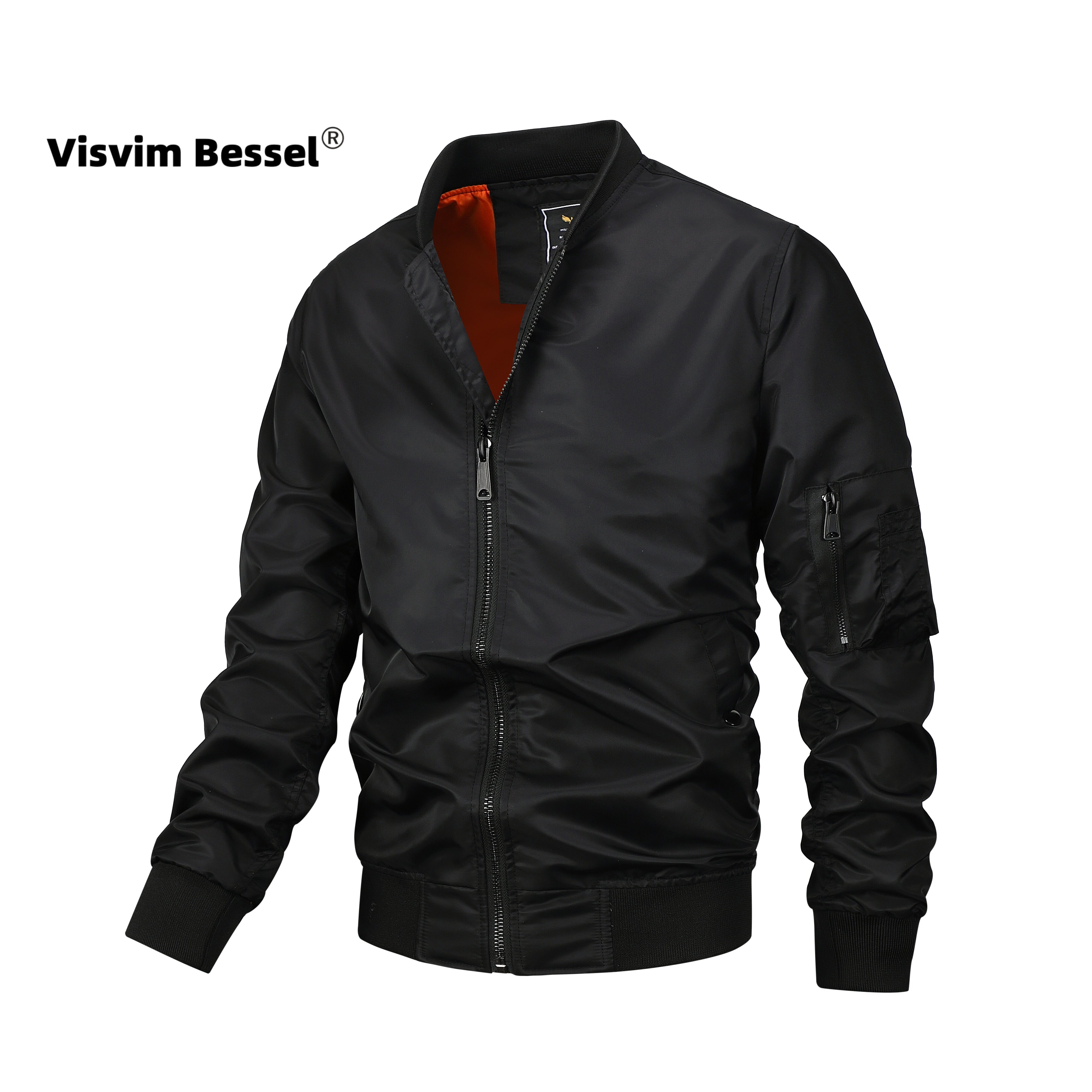 VISVIM BESSEL飞行夹克男女秋冬新款休闲棒球服情侣加绒加厚外套