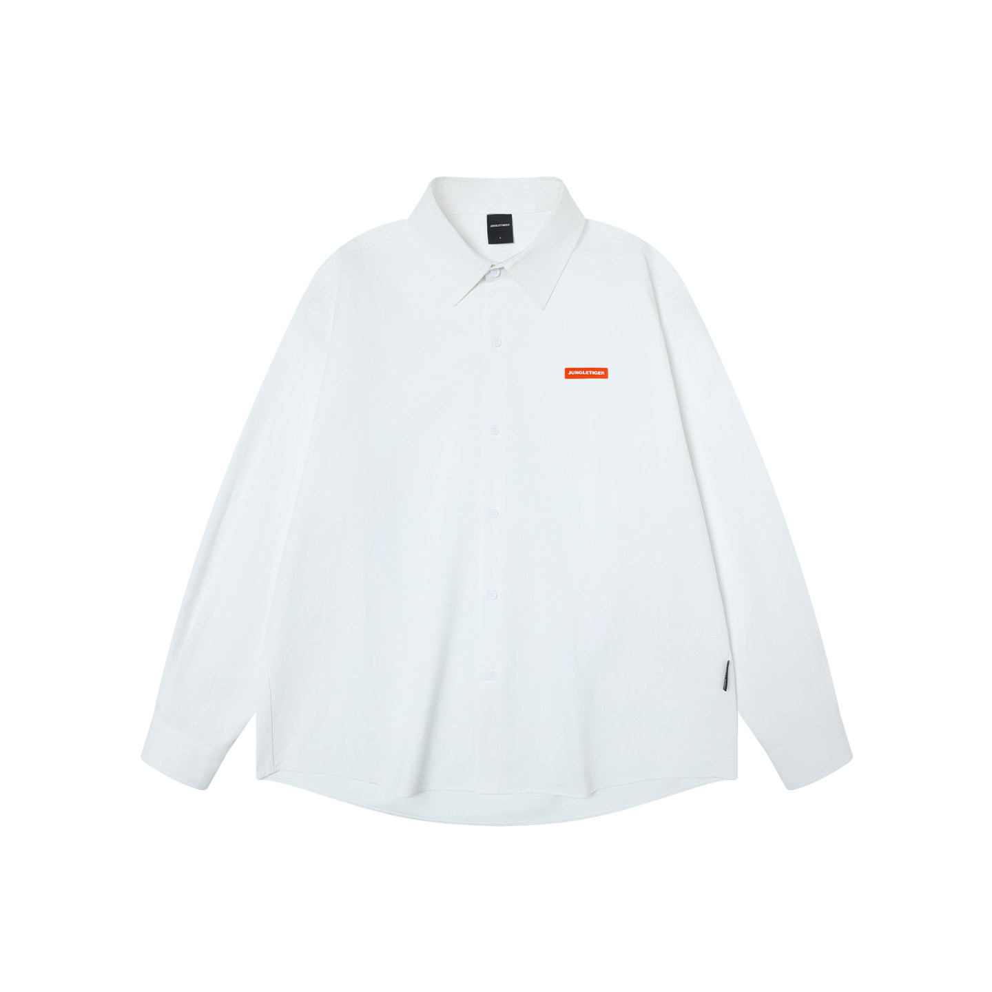 丛林老虎美式潮牌logo长袖衬衫男高级感慵懒休闲宽松百搭衬衣外套,男装,衬衫,淘宝优惠券,粉丝福利购,淘宝优惠卷