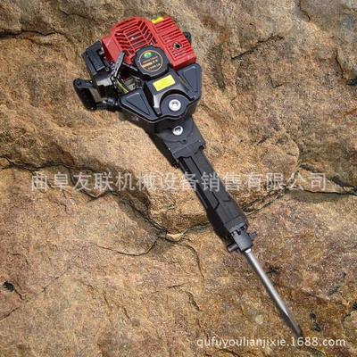 便携式汽油冲击夯 施工路面整修破碎镐 人力手提式冲击锤