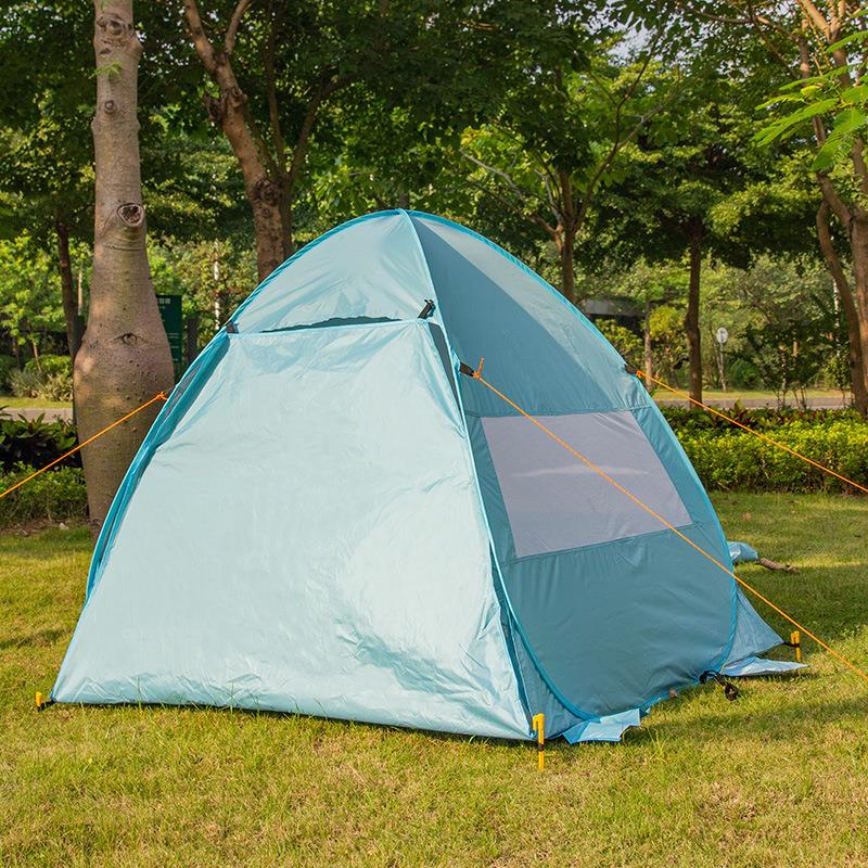 沙滩帐篷公园野营户外全自动便携式营地速开轻量化露营帐篷
