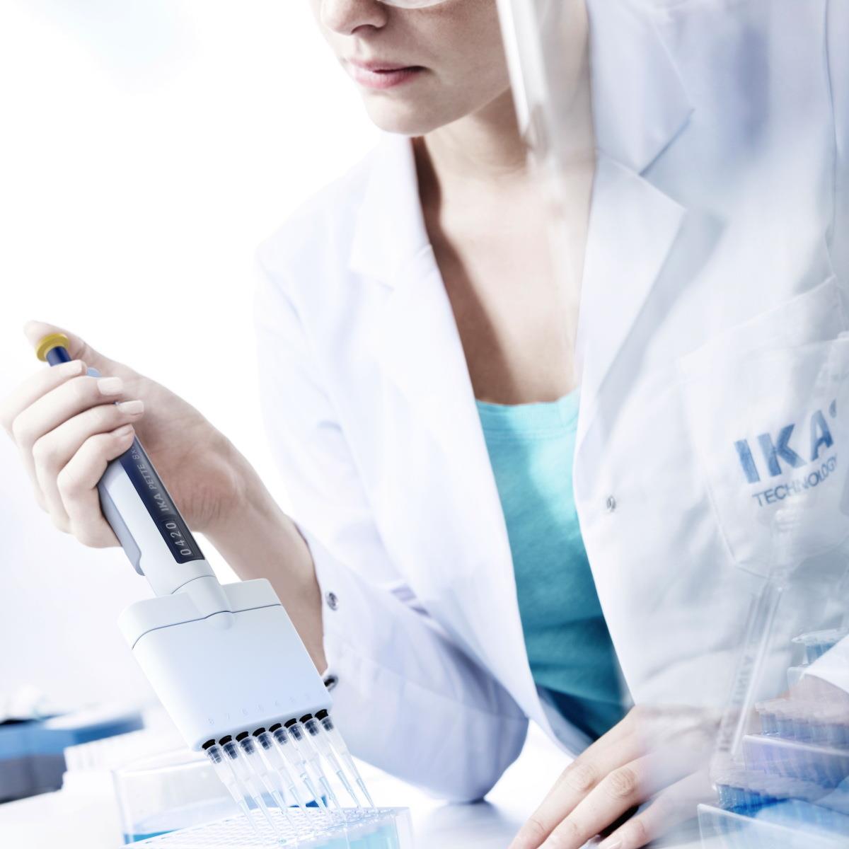 德国 IKA PETTE multi 8 x 10-100 ul 八通道移液器 可调量程