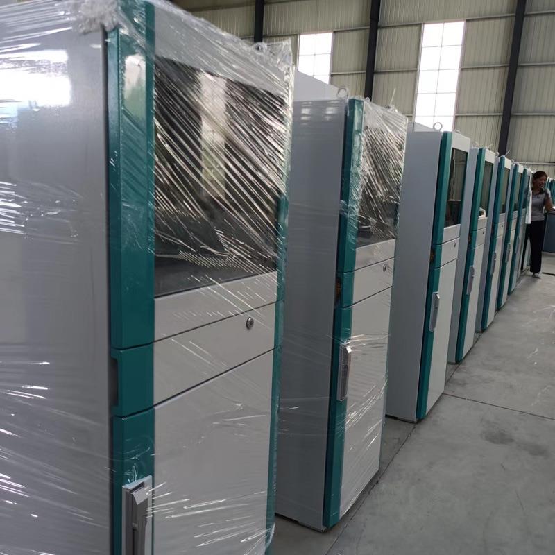 豪华绿边PC电脑柜plc电气控制柜防尘工控柜工业pc电脑柜配电箱