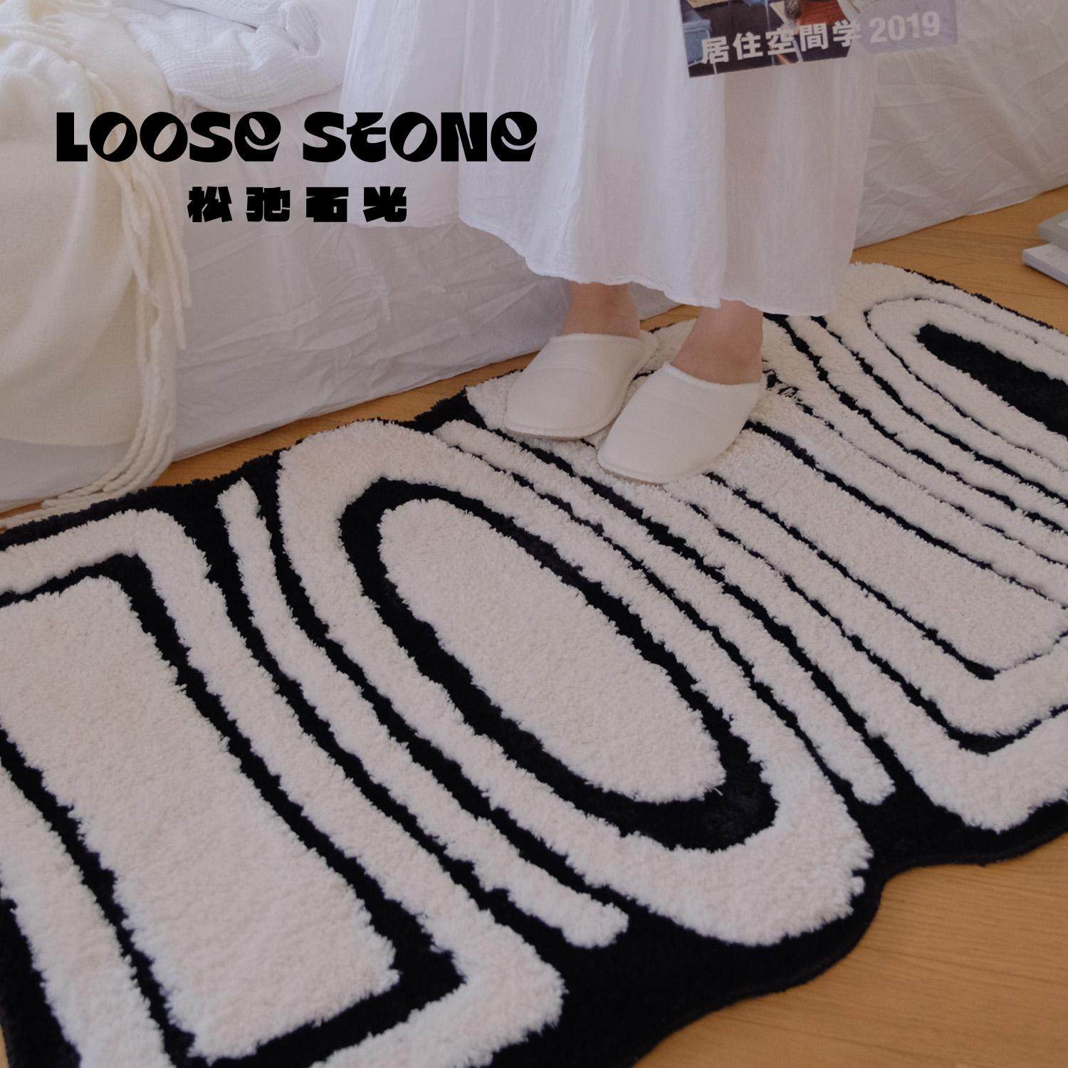 可机洗中古复古植绒主卧室床边地毯梳妆台柔软浴缸浴室吸水防滑,居家布艺,地毯,淘宝优惠券,粉丝福利购,淘宝优惠卷