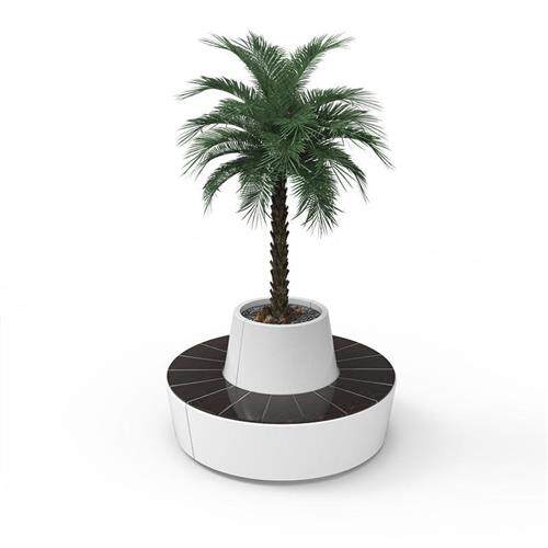 玻璃钢树池坐凳公园异型花坛广场植物种植池大型花坛FRP树池