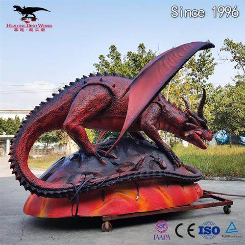 大型景区儿童游乐园仿真飞龙机械模型自贡华龙仿真恐龙源头厂家