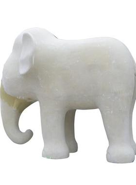 大型玻璃钢彩绘大象雕塑户外商场景区游乐园招财仿真动物摆件装饰