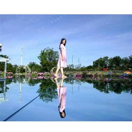 新品天空之镜网红拍摄打卡拍照景区天空之镜网红项目定制爱心鸟巢