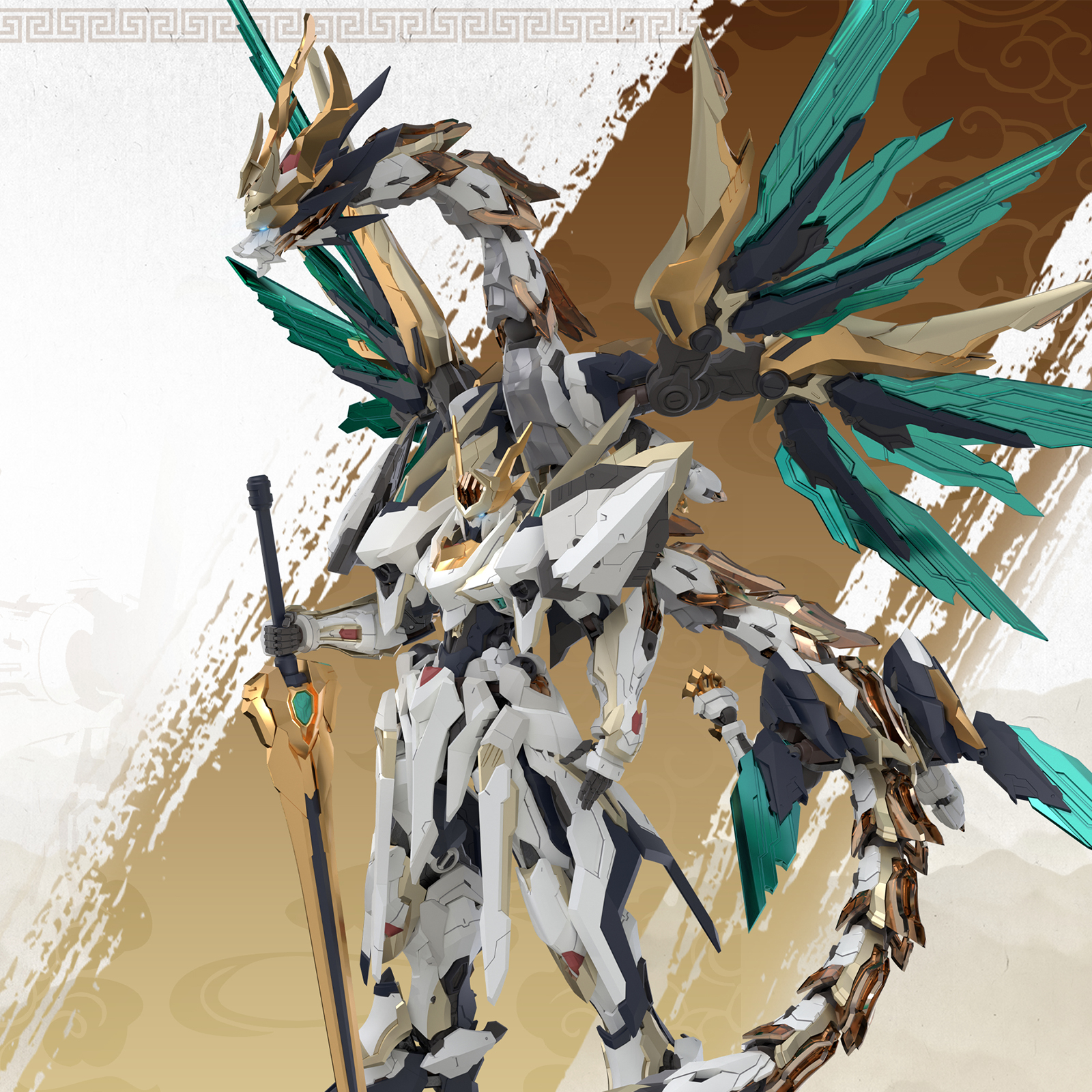 预定 高晟文化 元灵黄帝 帝神机 先天应龙 兽神机 GS-TOYS