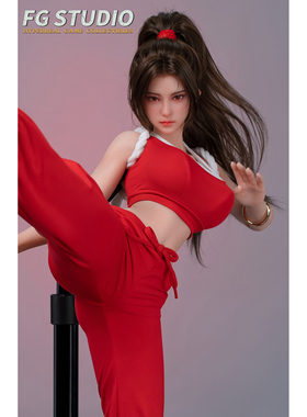 派派 定金 FGStudio FG-007 红衣战斗女孩 1/3 全硅胶 可动人偶