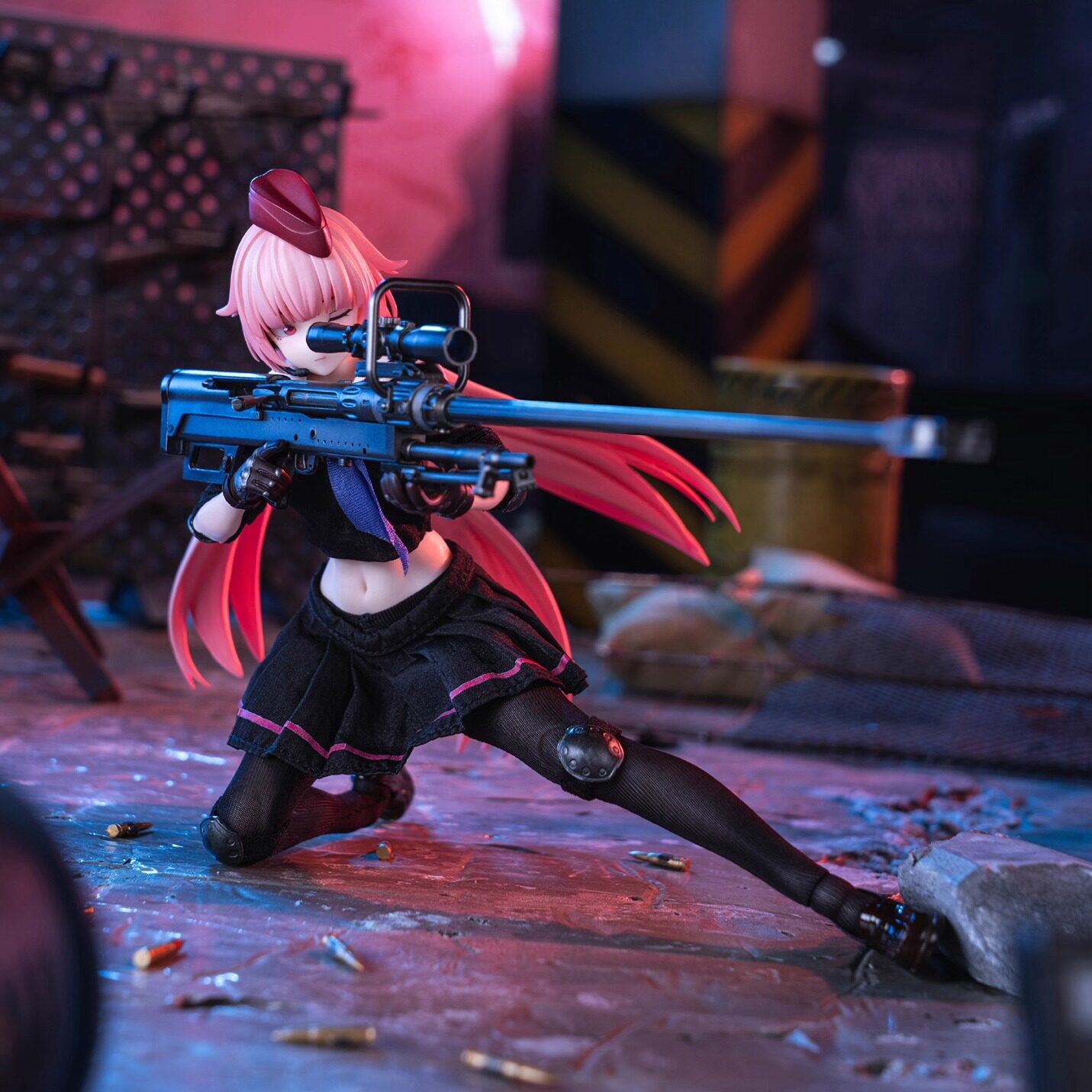 派派 定金 神猫跳动 HASUKI 1/12 少女前线 NTW-20 布衣可动 机娘图片