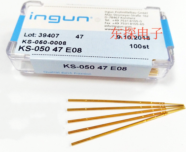 INGUN英刚KS-050-47E08不带线针套(R050-4W) GKS050探针座 方尾巴