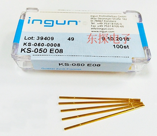 050 R050 INGUN英刚KS E08不带线针套 圆孔尾巴 GKS050探针座