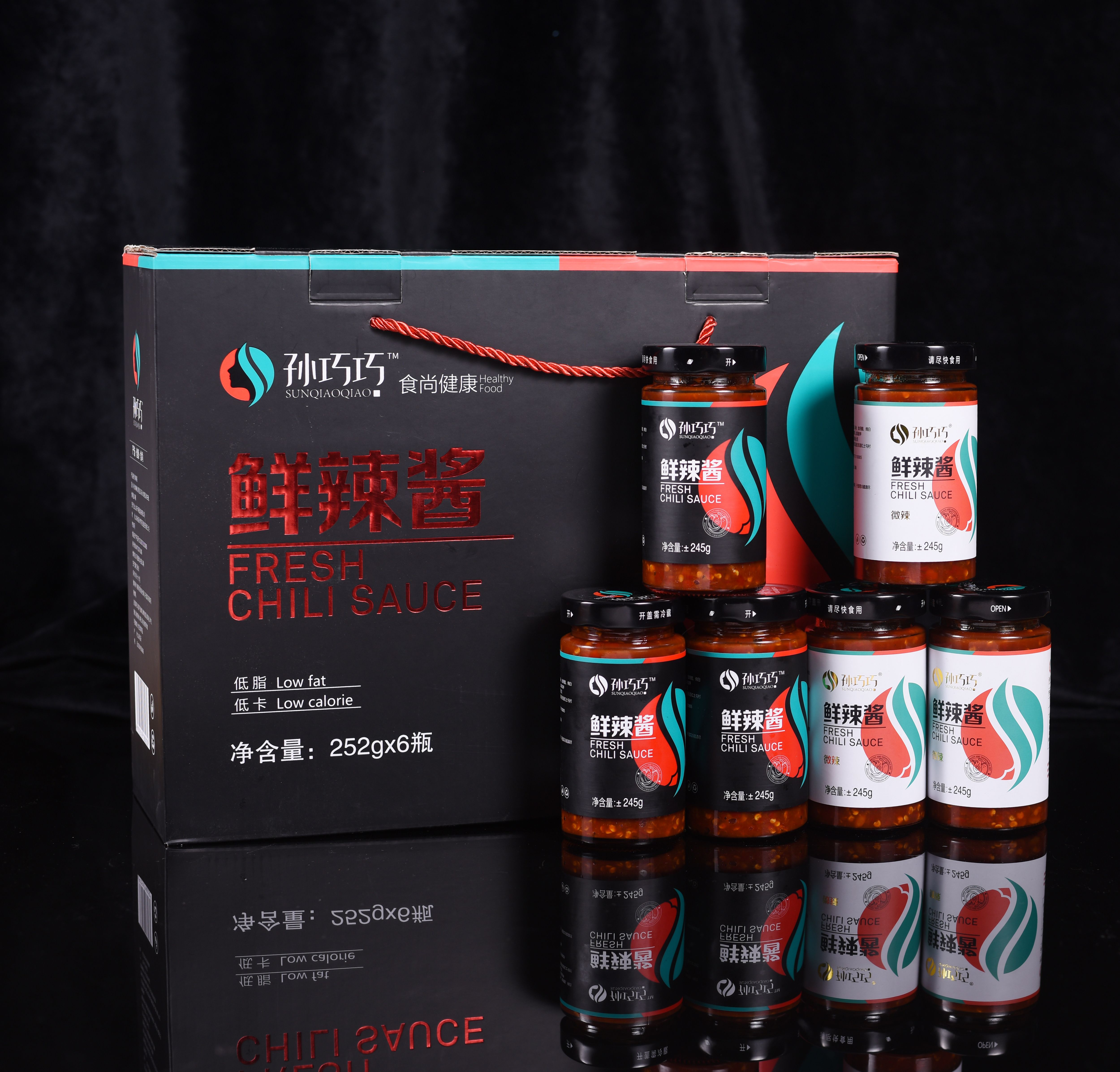 孙巧巧瓶装辣椒酱拌饭 沂蒙山特产 自然发酵低脂 拌菜酱下饭酱