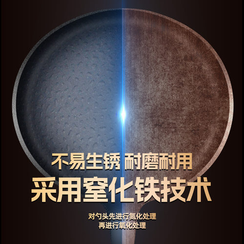 极铁锅铲汤勺长柄炒菜铲