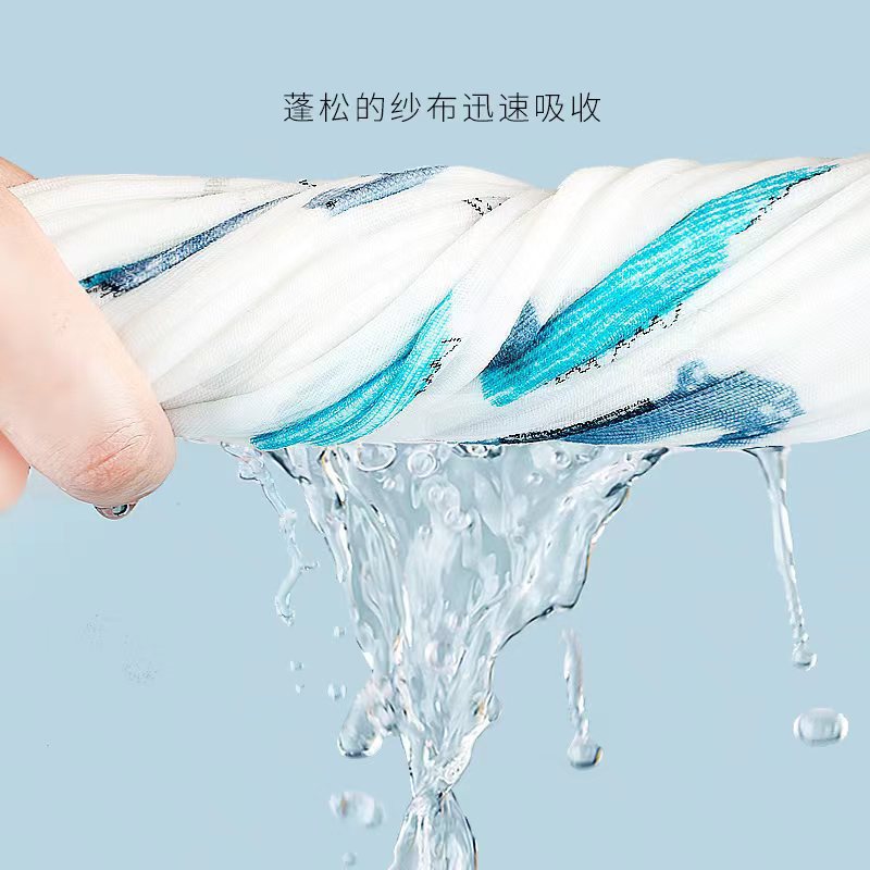 纯棉纱布浴巾加大尺寸新