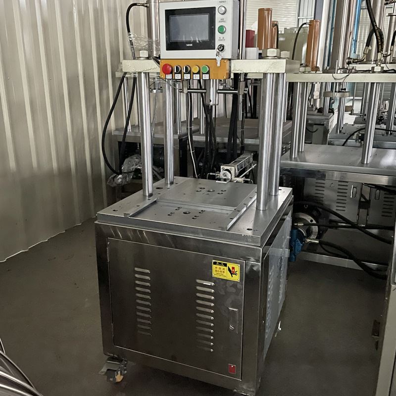 自动茶叶一工位单杠压饼机普洱茶沱茶成型茶饼液压机制茶加工机械