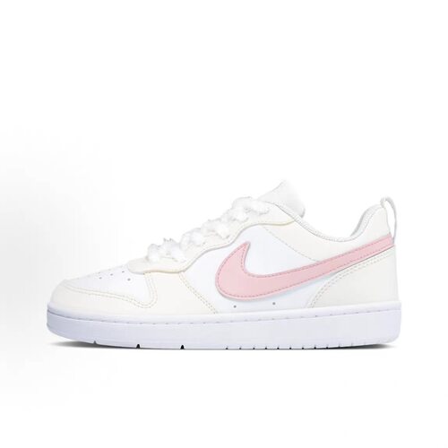 【定制球鞋】Nike Court Borough奶油樱花 甜妹 乳白色 低帮板鞋