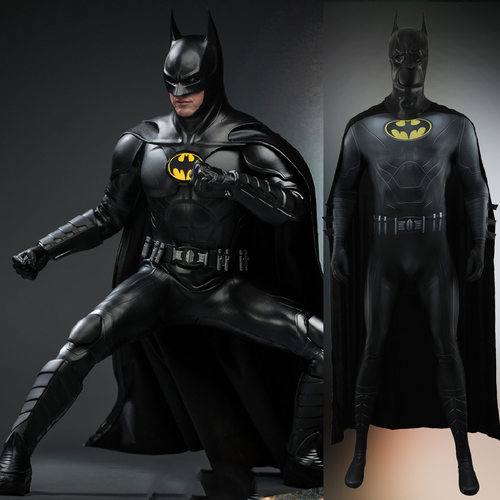 闪电侠2023基顿蝙蝠侠万圣节Batman万圣节cos服装角色扮演表演服