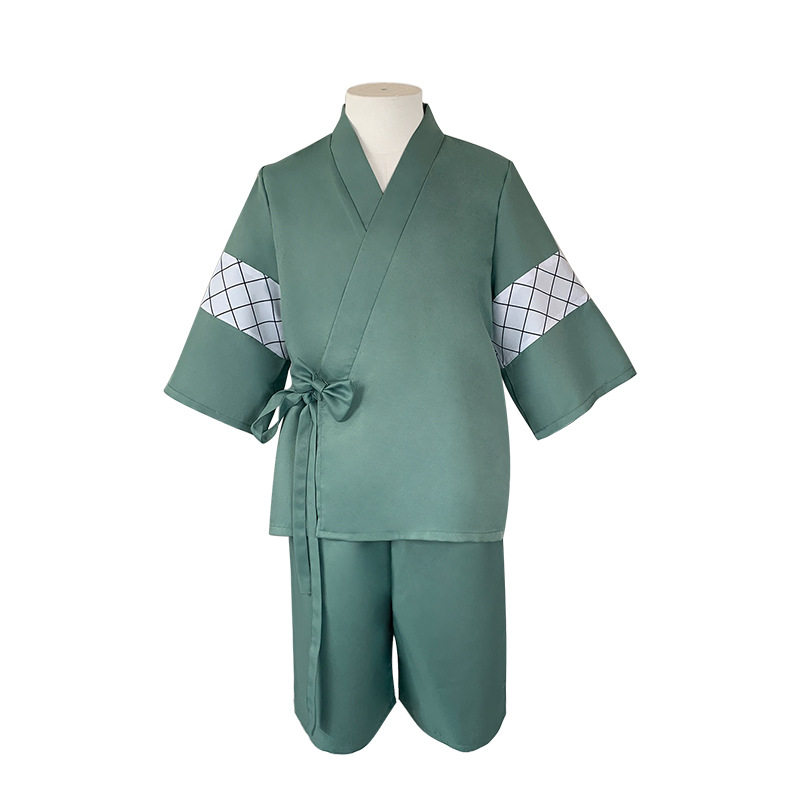 东京卍复仇者绿色短款和服cos服总长佐野万次郎mikey动漫表演服装