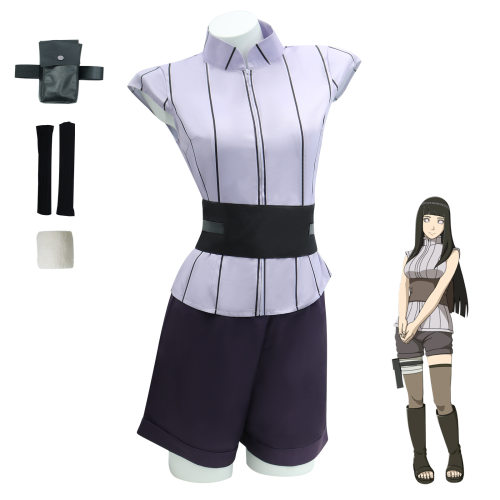 动漫忍者cos服日向雏田cosplay二次元动漫角色扮演表演服装万圣节