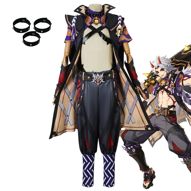 原神荒泷一斗cos服套装cosplay服装男全套