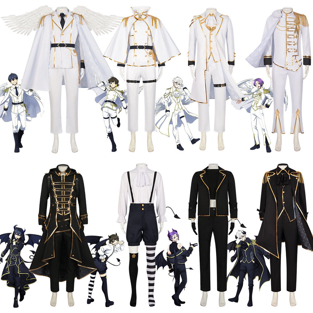蓝色监狱cos服蓝锁天使与恶魔玲王蜂乐回洁世一全套cosplay服装男