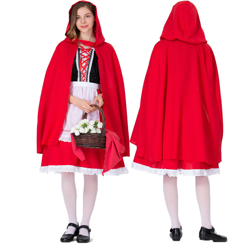 狂欢节万圣节cosplay化妆舞会小红帽舞台表演服装女成人公主服