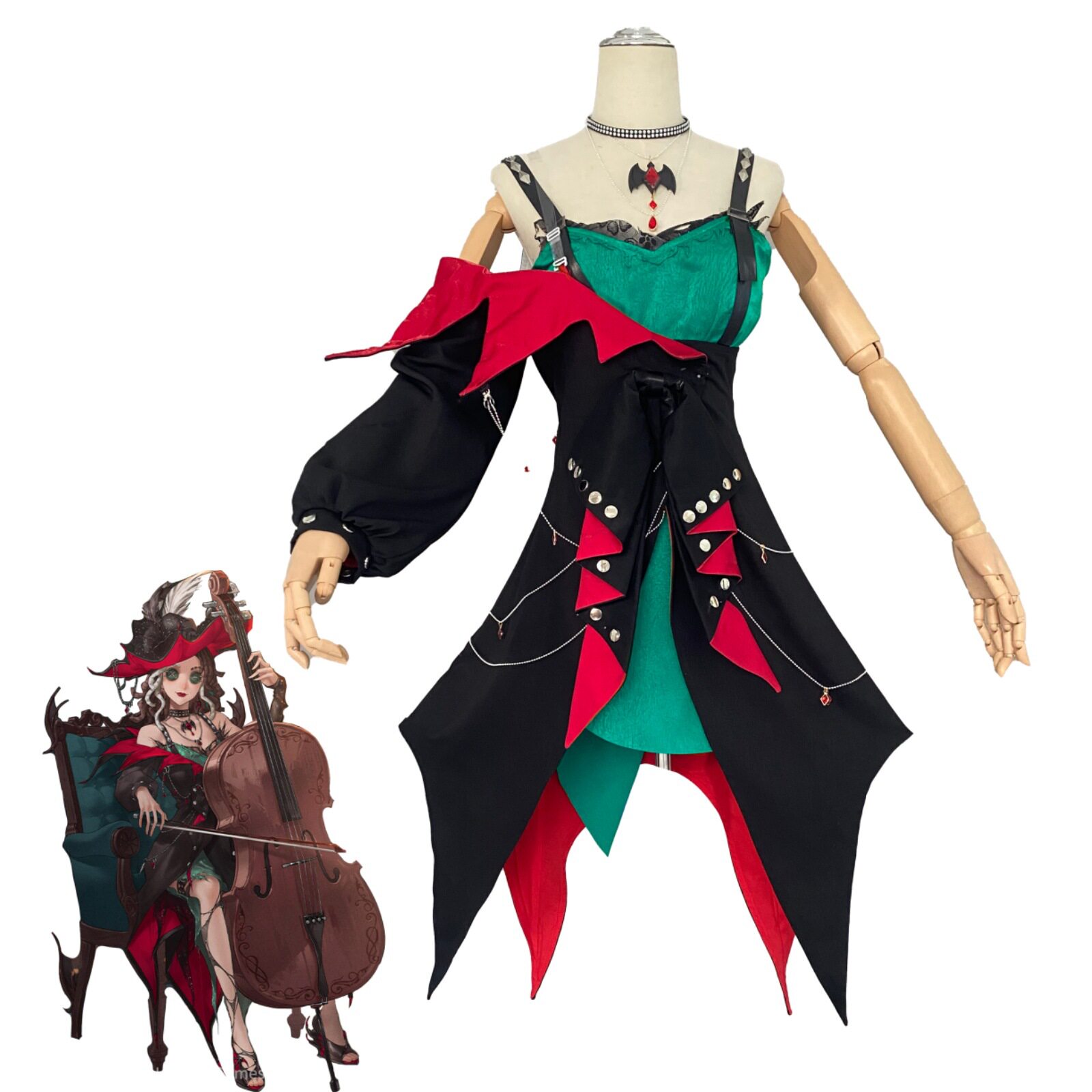 莉莉塔第五人格cos服调酒师万圣节演奏会cosplay服装角色扮演礼服