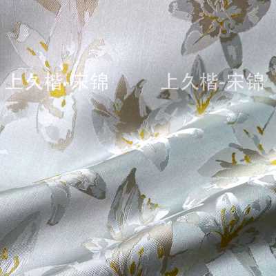 上久楷宋锦百年好合38姆米旗袍面料u.