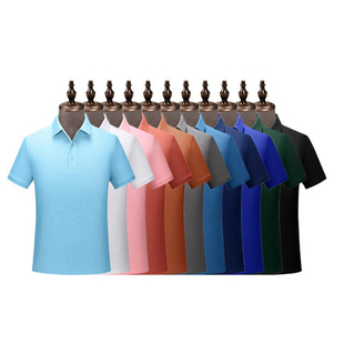 POLO衫 定制短袖 工作服弹力海岛棉50支225克团体服活动服文化服