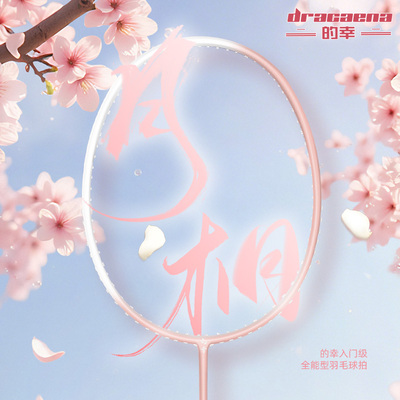 Dracaena的幸均衡之刃月相初学羽毛球拍加强版全碳超轻耐打男女生