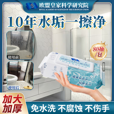 德国浴室湿巾轻松除垢