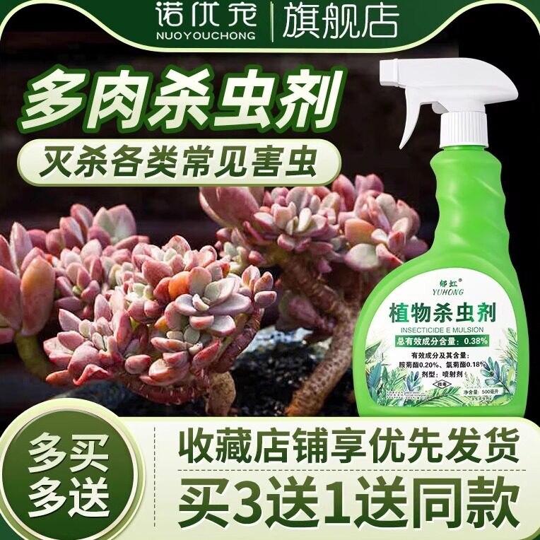 多肉杀虫剂专用药家用除虫驱虫蚧壳虫防虫植物虫子去肉白虫非杀菌