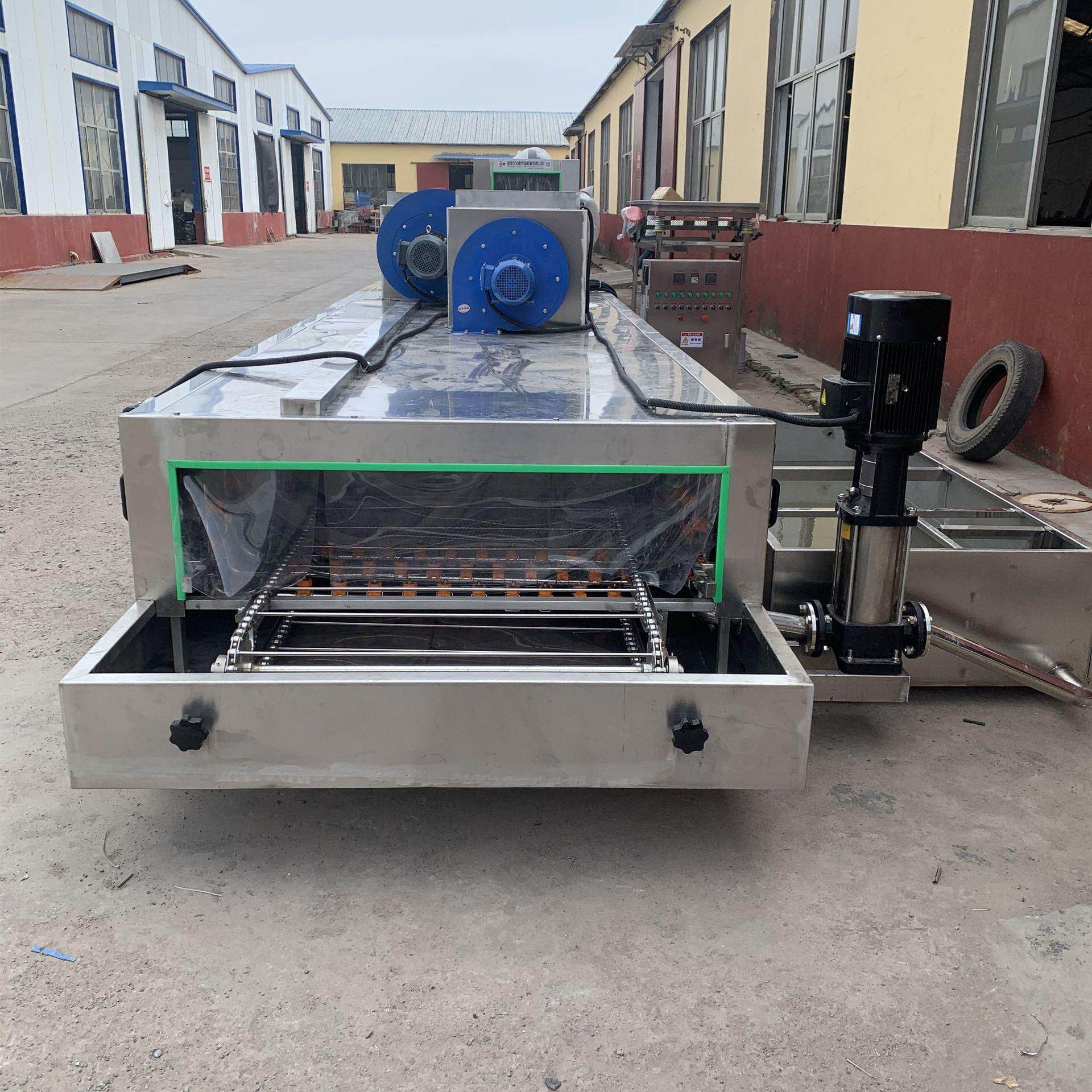 厂家中央厨房托盘清洗设备 生鲜筐蔬菜筐洗筐机 周转筐清洗机