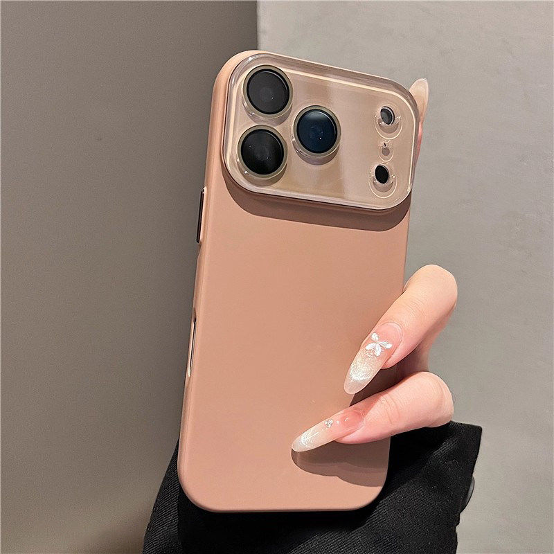 肤感磨砂奶茶色适用苹果17Promax手机壳超薄新款iPhone16pro自带镜头膜15情侣高级感14简约女13防摔保护套硬,3C数码配件,手机保护套/壳,淘宝优惠券,粉丝福利购,淘宝优惠卷