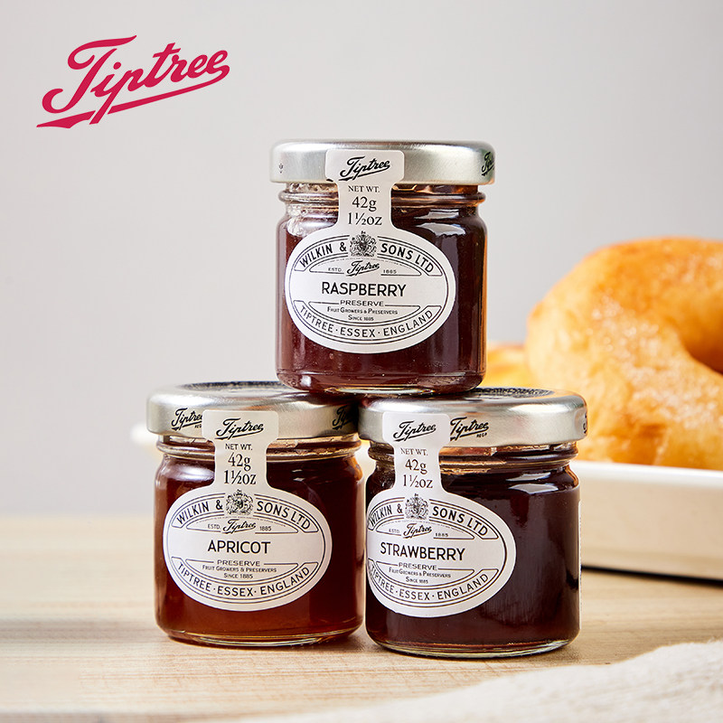 Tiptree缇树 进口草莓酱樱桃酱迷你小包装轻食果酱早餐夹面包涂抹,粮油调味/速食/干货/烘焙,果酱/鲜花酱/甜味酱,淘宝优惠券,粉丝福利购,淘宝优惠卷