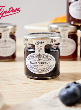 Tiptree缇树英国进口草莓果酱涂抹面包吐司酱树莓蓝莓果酱42g*3瓶