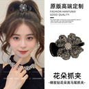 丸子头抓夹女2025新款 高端四叶草中号夹子高马尾固定神器发夹头饰