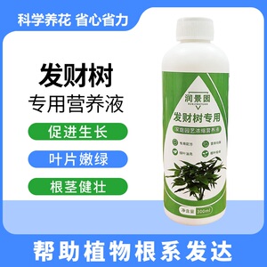 润景园发财树专用家庭园艺浓缩营养液促进生长绿叶免稀释液体肥料