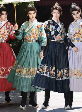 原创龙锦明制飞鱼服汉服绣春刀大明锦衣卫服饰男女同款情侣款全套