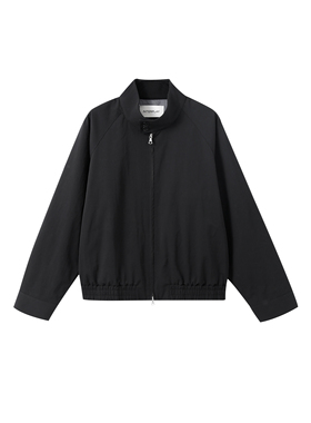 INTERPLAY 短款廓形哈林顿夹克